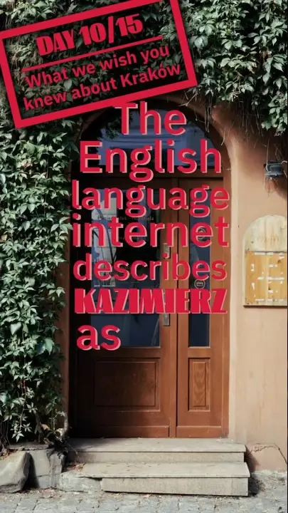 Kazimierz Isn't Just "the Jewish District" - Here's What's Missing