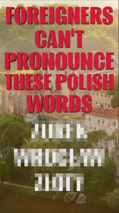 Foreigners Can't Pronounce These 3 Polish Words!