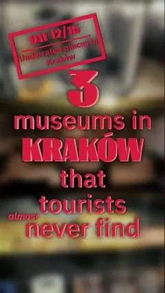 3 Kraków Museums Tourists Never Find