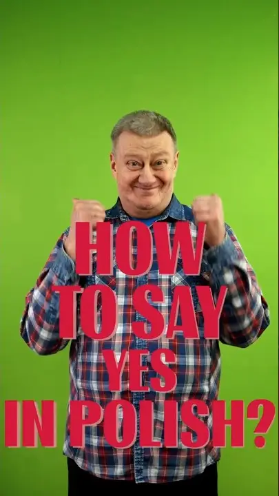 How to say yes in Polish