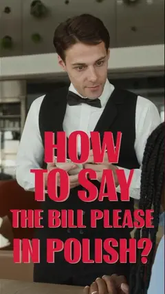 How to say the bill please in Polish
